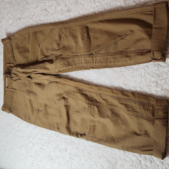 New Anthropologie Pilcro The Wanderer  Low Rise Pants Sz 25 Khaki/Sand - Picture 16 of 16